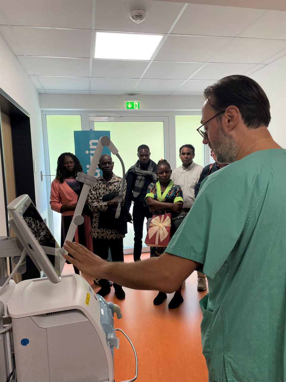 Besuch aus Ghana in der Helios Klinik Lengerich