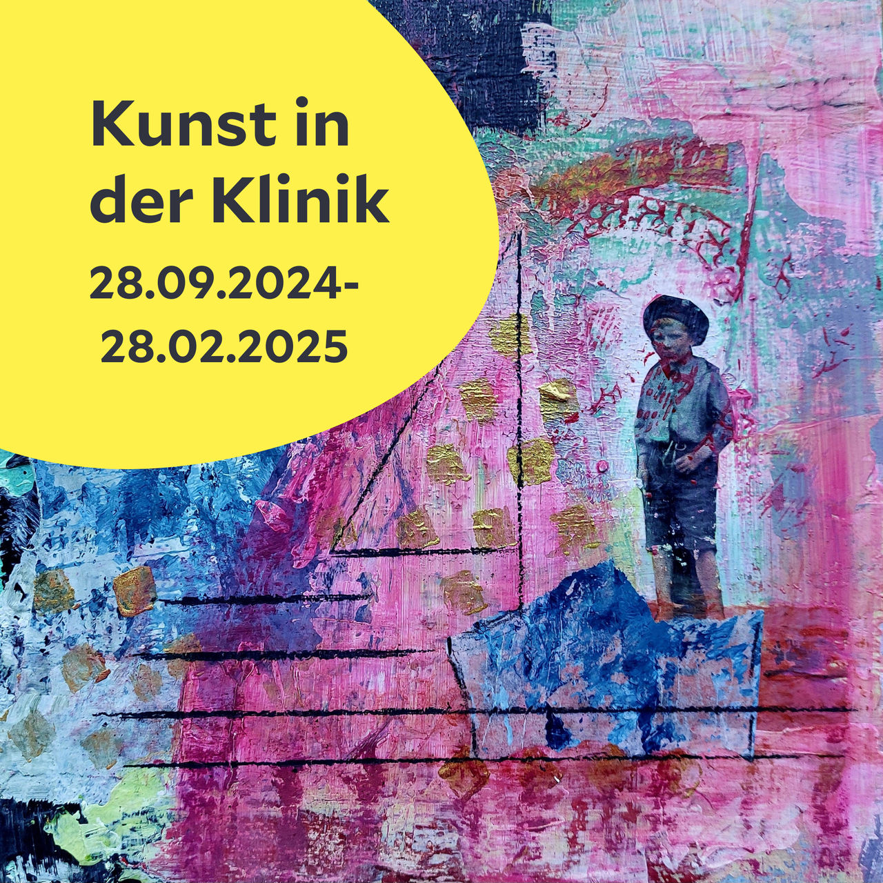 „Linien und Fasern“ – Kunst trifft Textil in der Helios Klinik Müllheim